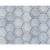 Kuvatapetti Rebel Walls Concrete Hexagon, non-woven, mittatilaus