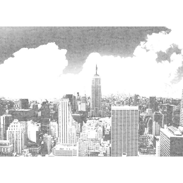 Kuvatapetti Rebel Walls Concrete New York, non-woven, mittatilaus