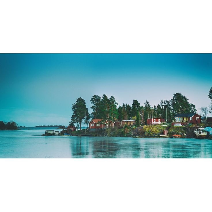 Kuvatapetti Rebel Walls Cottage Island, non-woven, mittatilaus