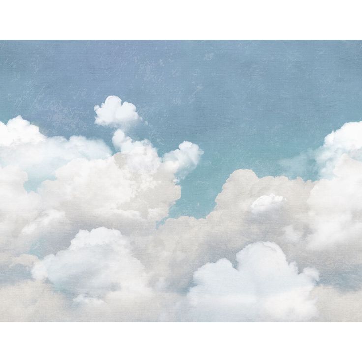 Kuvatapetti Rebel Walls Cuddle Clouds, non-woven, mittatilaus
