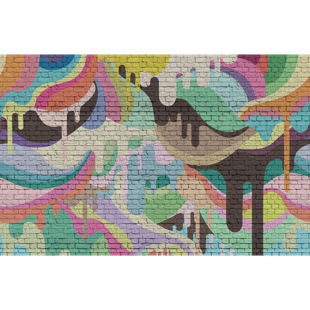 Kuvatapetti Rebel Walls Dripping Rainbow, non-woven, mittatilaus