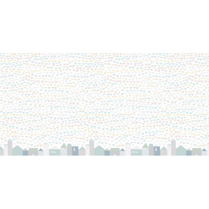 Lastenhuoneen tapetti Rebel Walls Elephant Tears Pastel, non-woven, mittatilaus