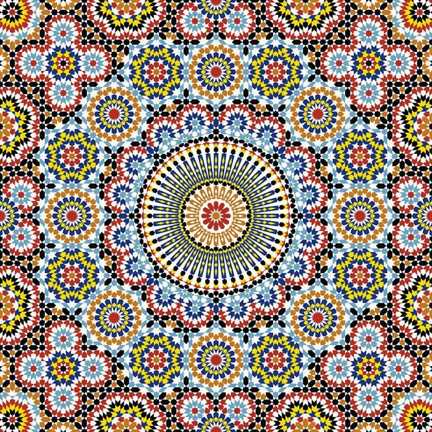 Kuvatapetti Rebel Walls Geometric Pattern, non-woven, mittatilaus