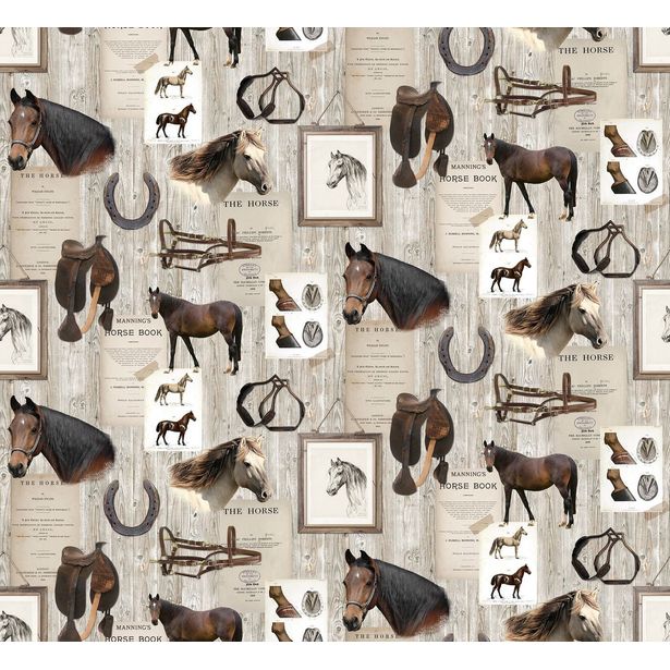 Kuvatapetti Rebel Walls Horse Mania, non-woven, mittatilaus