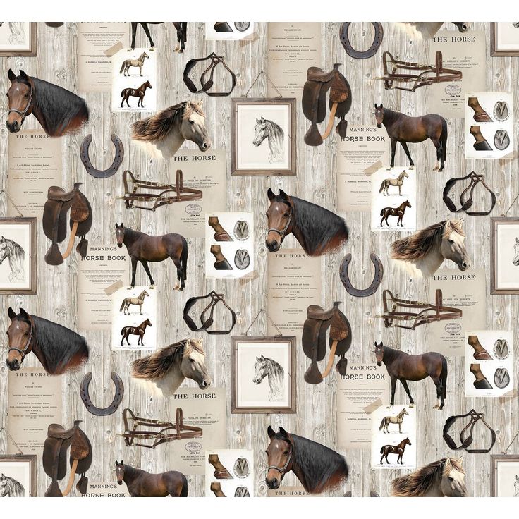 Kuvatapetti Rebel Walls Horse Mania, non-woven, mittatilaus
