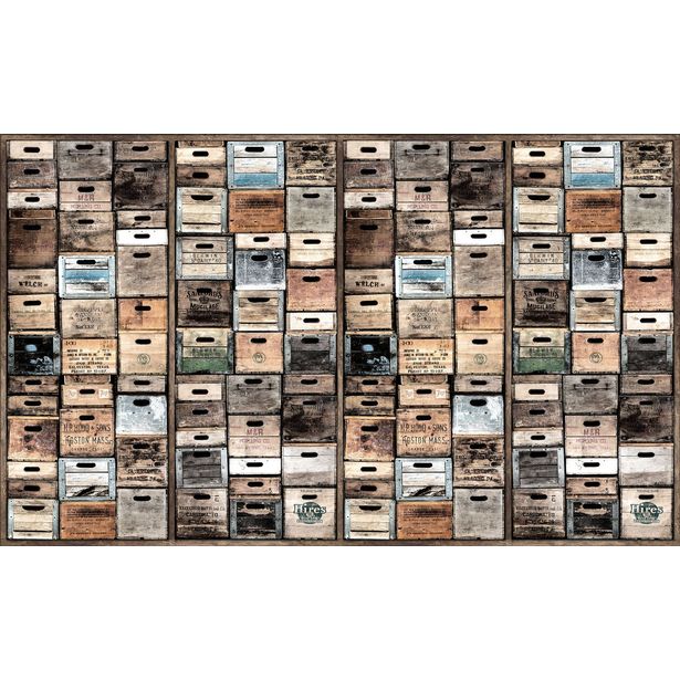 Kuvatapetti Rebel Walls Industriel Urban Farm L.A. Vintage, non-woven, mittatilaus