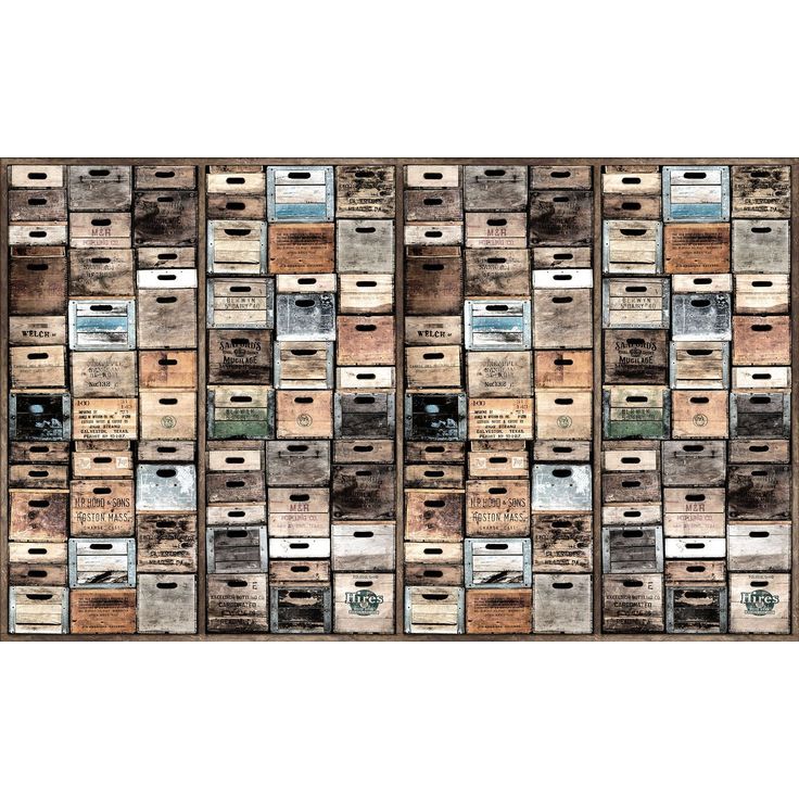 Kuvatapetti Rebel Walls Industriel Urban Farm L.A. Vintage, non-woven, mittatilaus