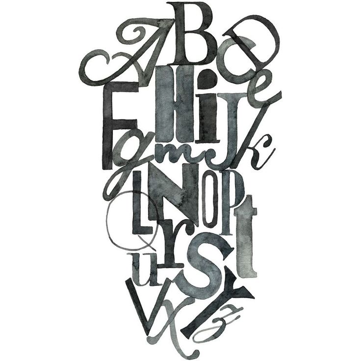 Kuvatapetti Rebel Walls Ink Letters, non-woven, mittatilaus