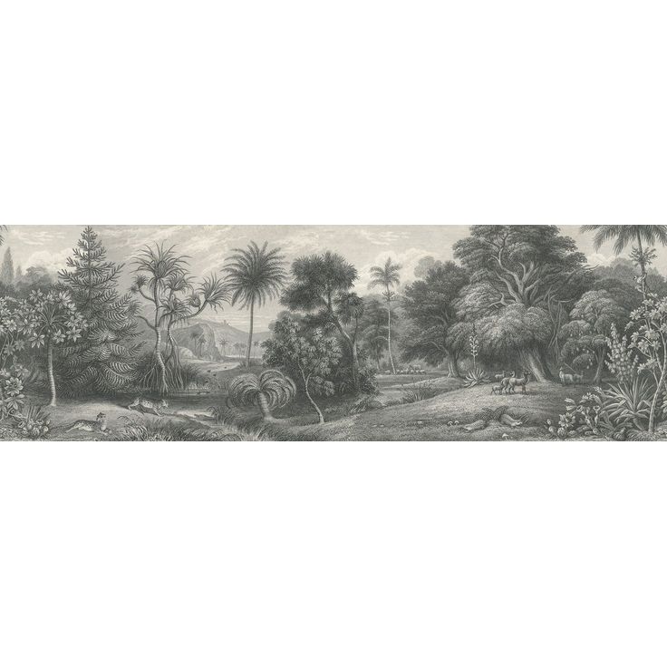 Metsätapetti Rebel Walls Jungle Land Vintage, non-woven, mittatilaus
