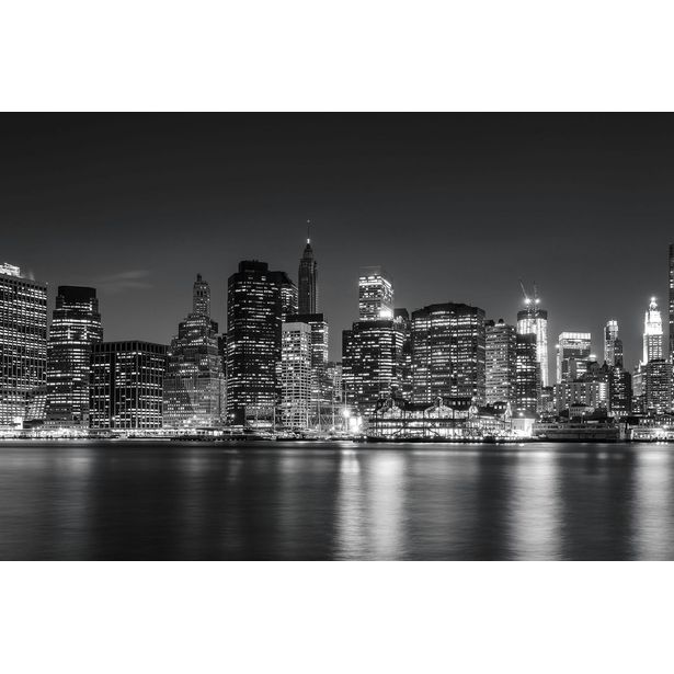 Kuvatapetti Rebel Walls New York at Night, non-woven, mittatilaus