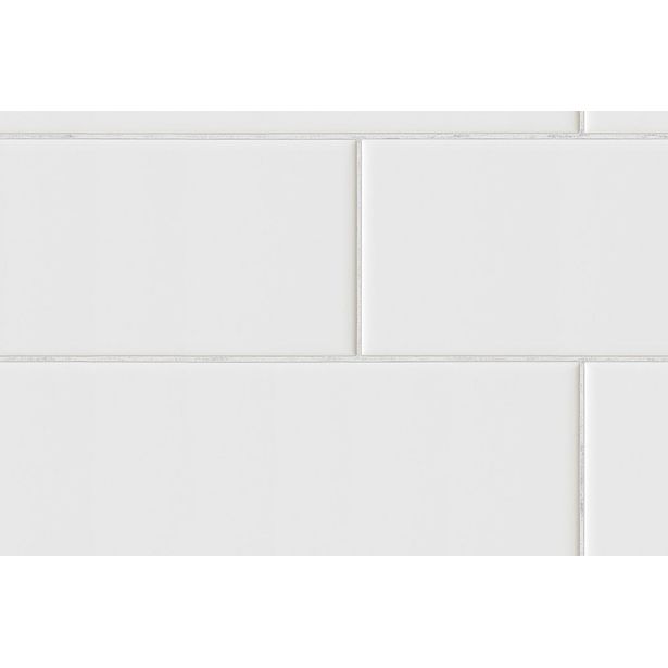 Kuvatapetti Rebel Walls Oblong Tiles White, non-woven, mittatilaus