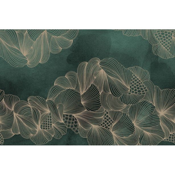 Kuvatapetti Rebel Walls Opulence Jade, non-woven, mittatilaus