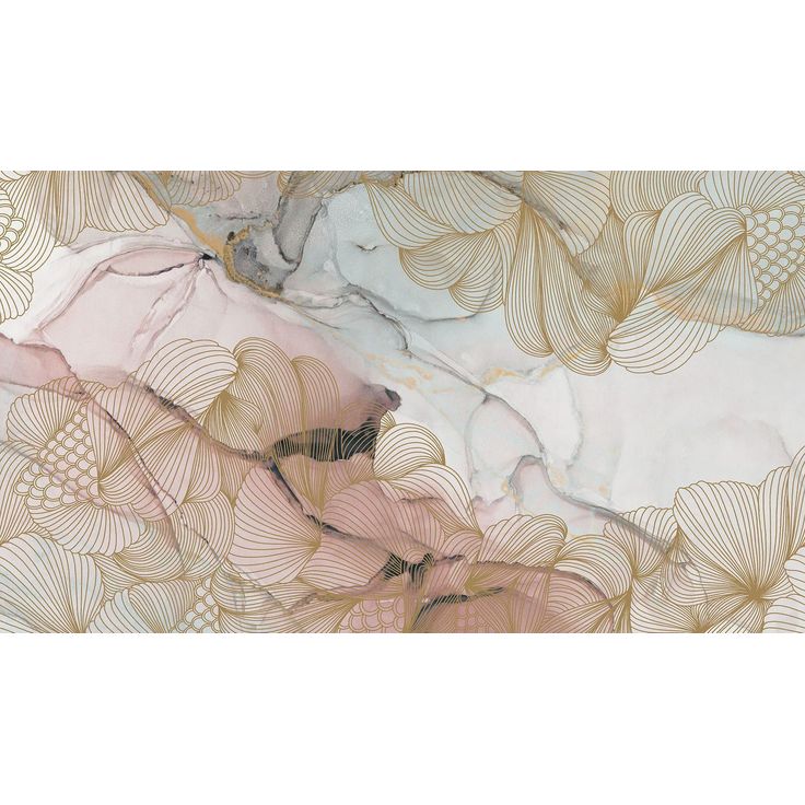 Kuvatapetti Rebel Walls Opulence Pink Marble, non-woven, mittatilaus