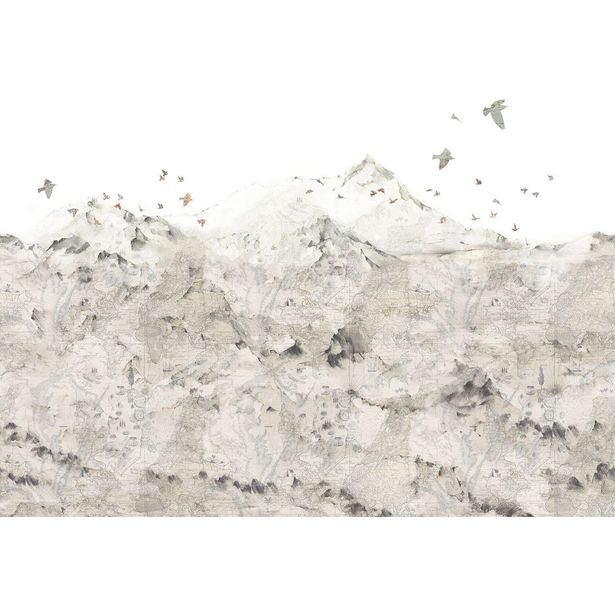 Kuvatapetti Rebel Walls Paper Mountains, non-woven, mittatilaus