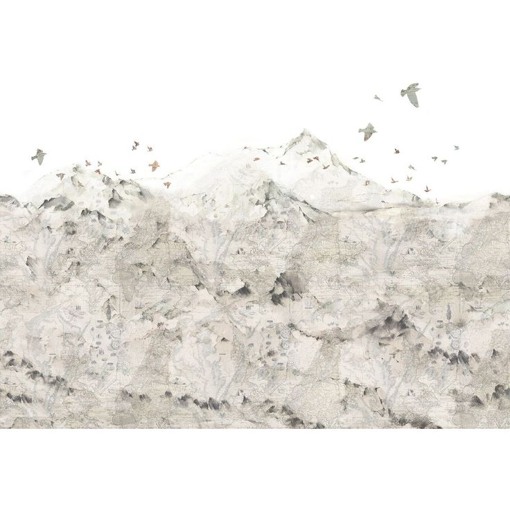 Kuvatapetti Rebel Walls Paper Mountains, non-woven, mittatilaus