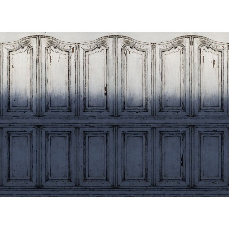 Kuvatapetti Rebel Walls Parisian Panels Dip Dye Blue, non-woven, mittatilaus