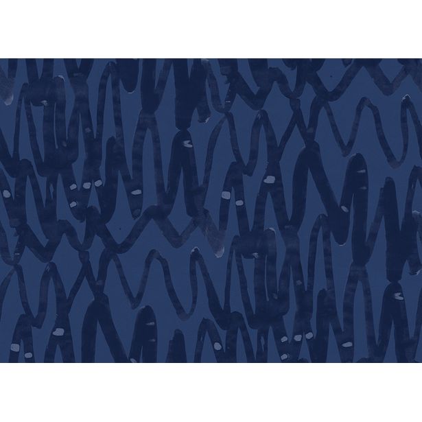 Kuvatapetti Rebel Walls Pulse of Passion Blue, non-woven, mittatilaus