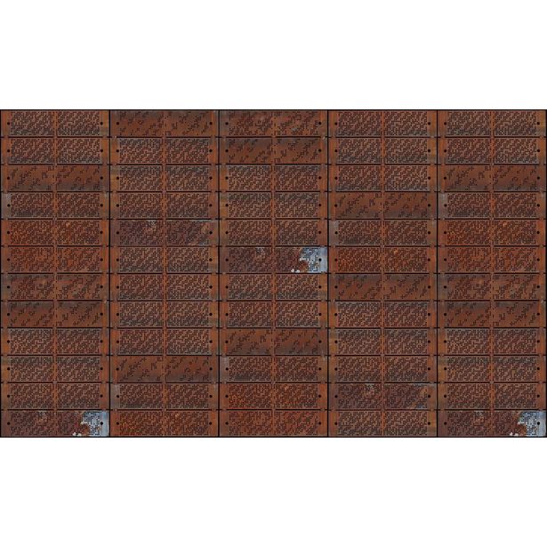 Kuvatapetti Rebel Walls Punch Cards, non-woven, mittatilaus