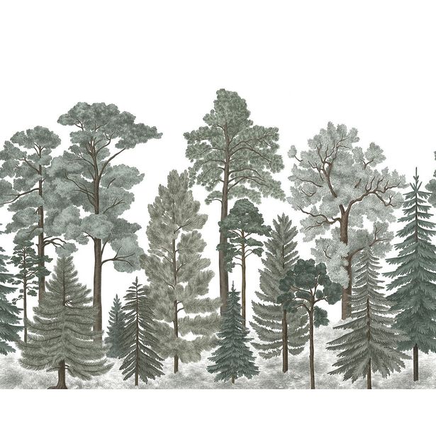 Kuvatapetti Rebel Walls Scandinavian Bellewood Frost, non-woven, mittatilaus