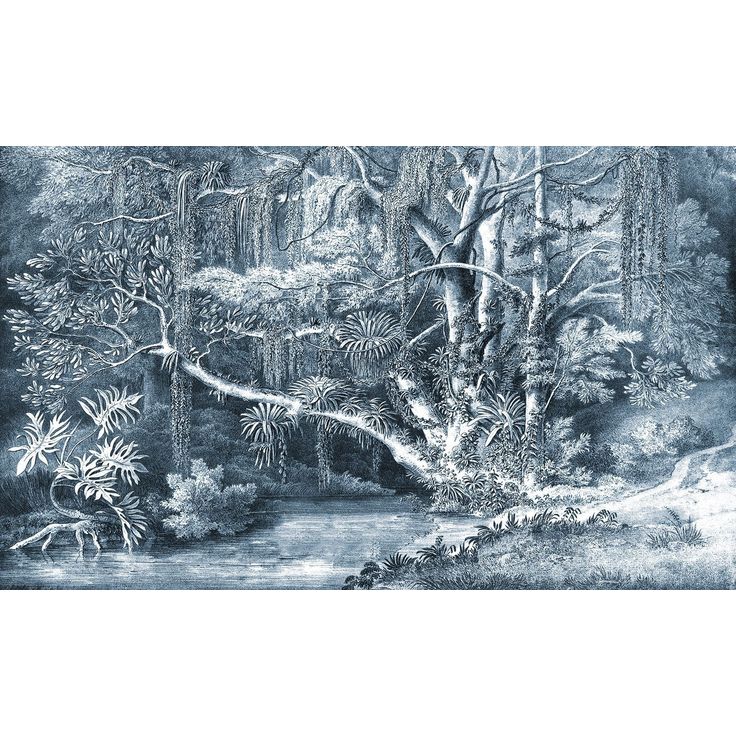 Kuvatapetti Rebel Walls Secret Well Frost, non-woven, mittatilaus
