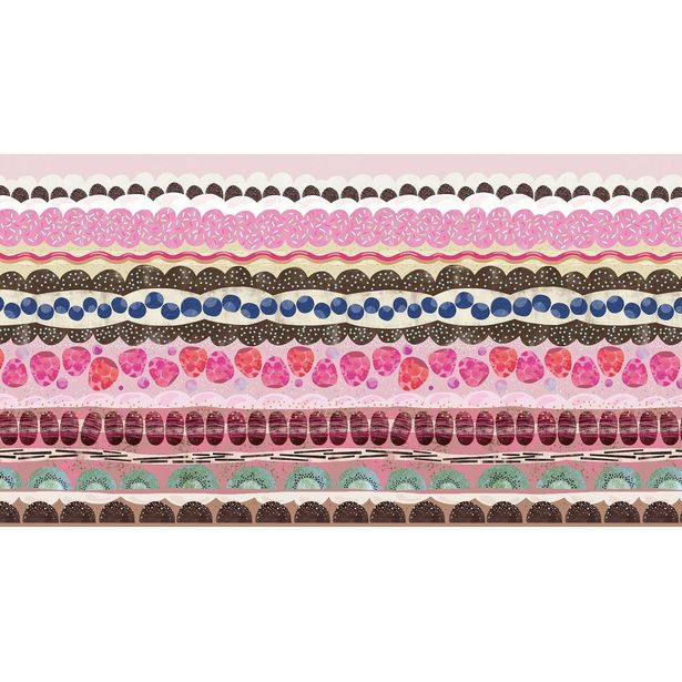 Kuvatapetti Rebel Walls Sugar Stripes, non-woven, mittatilaus