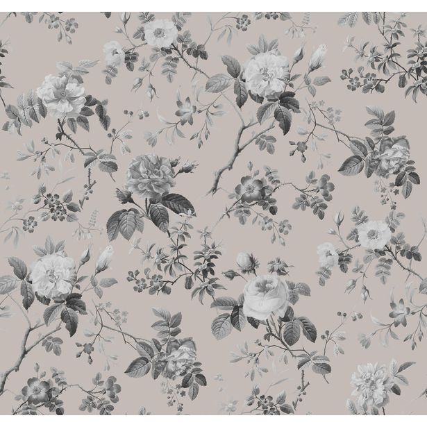 Kuvatapetti Rebel Walls Thorn Rose Early Rise, non-woven, mittatilaus