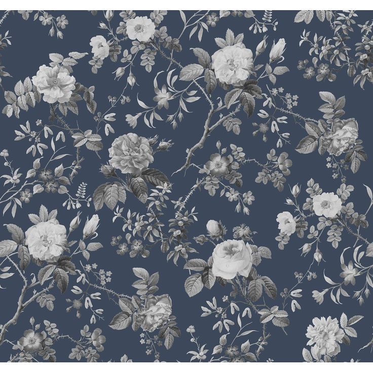 Kuvatapetti Rebel Walls Thorn Rose Evening, non-woven, mittatilaus