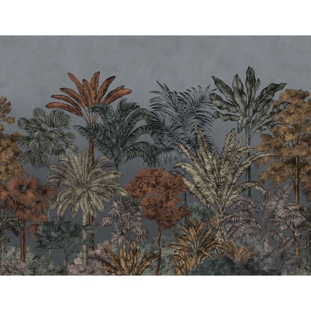Kuvatapetti Rebel Walls Tropical Bellewood Night, non-woven, mittatilaus