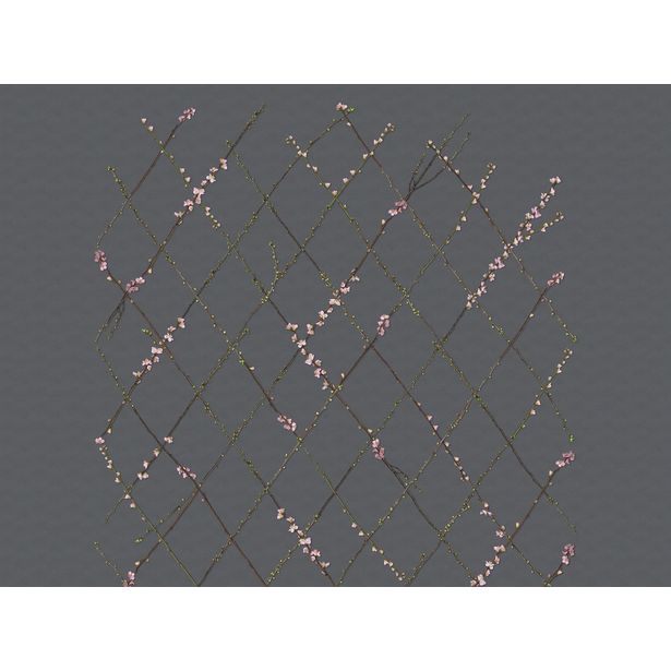 Kuvatapetti Rebel Walls Winding Spring Black, non-woven, mittatilaus