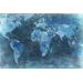Mallipala Rebel Walls World Map Blue (REBR10773)