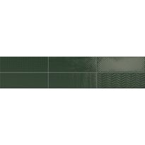 Kuviolaatta Pukkila Soho Racing green, kiiltävä, struktuuri, 297x97mm