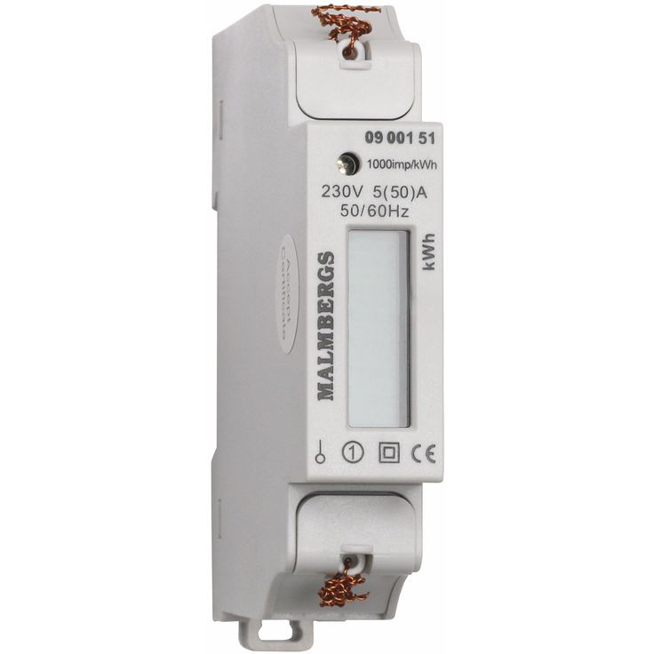 KWH-Mittari Malmbergs 1-vaiheinen 230V 50A