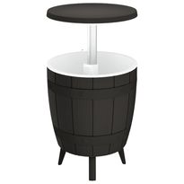 Kylmäpöytä 3-in-1 musta polypropeeni (64159)