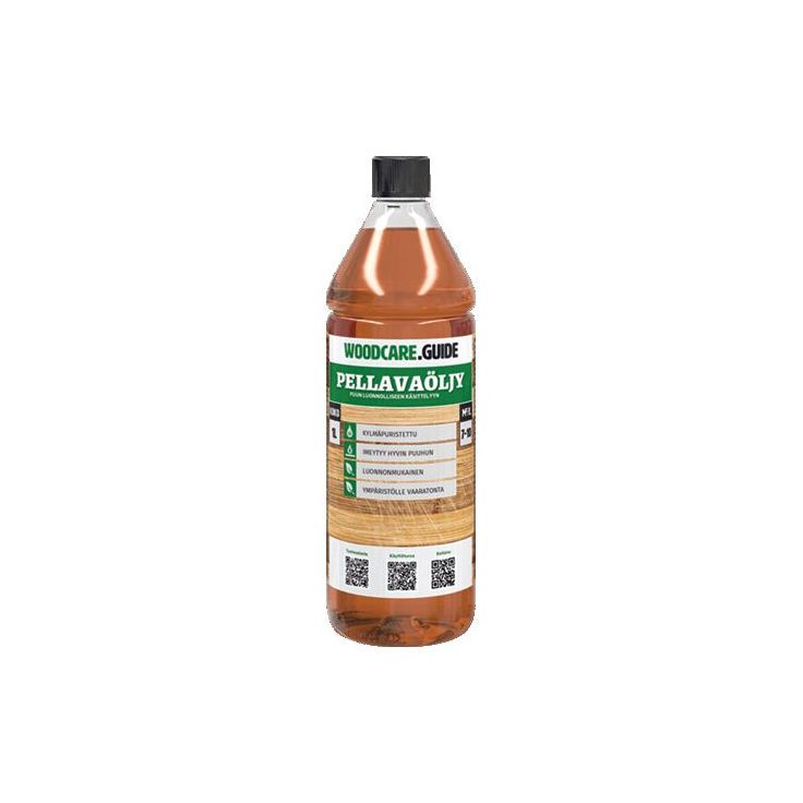 Kylmäpuristettu pellavaöljy Woodcare.guide 1l
