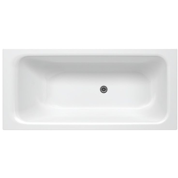 Kylpyamme Gustavsberg, 1500 x 700 mm, ilman kehikkoa, liukuestekäsittely, kaksi kädensijaa, valkoinen