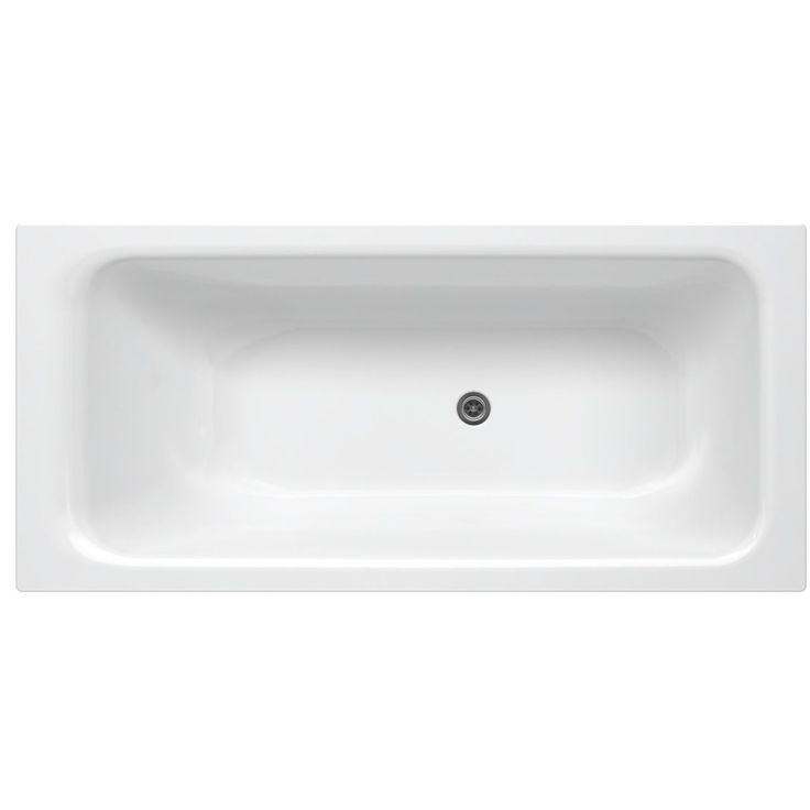 Kylpyamme Gustavsberg, 1500 x 700 mm, ilman kehikkoa, vakiopinta, aukot kahdelle kädensijalle, valkoinen