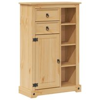 Kylpyhuoneen kaappi Corona 70x33x110 cm täysi mänty (13403)