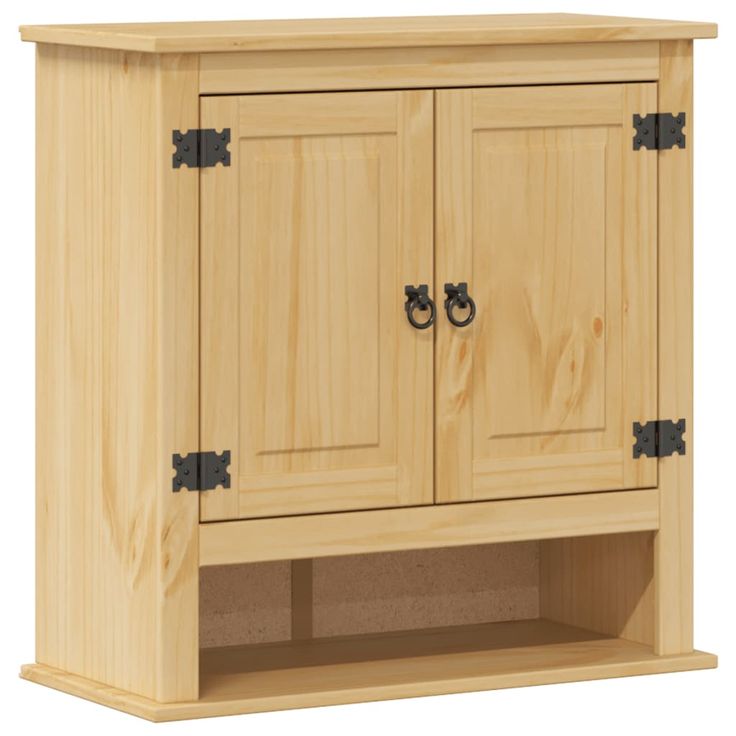 Kylpyhuoneen kaappi Corona 70x33x71,5 cm täysi mänty (13406)