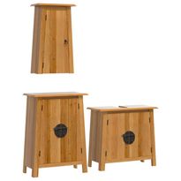 Kylpyhuoneen kaappisarja täysi mänty, eri kokoonpanoja (34566)