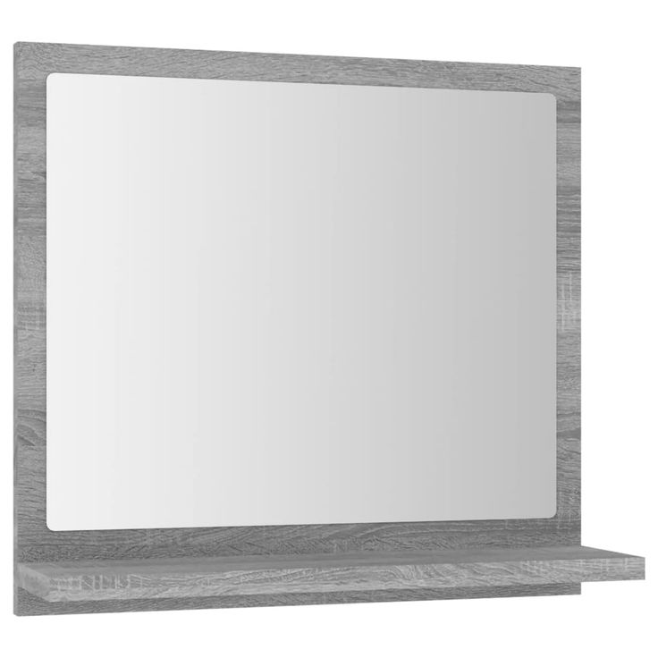 Kylpyhuoneen peili harmaa Sonoma 40x10,5x37 cm tekninen puu (15634)