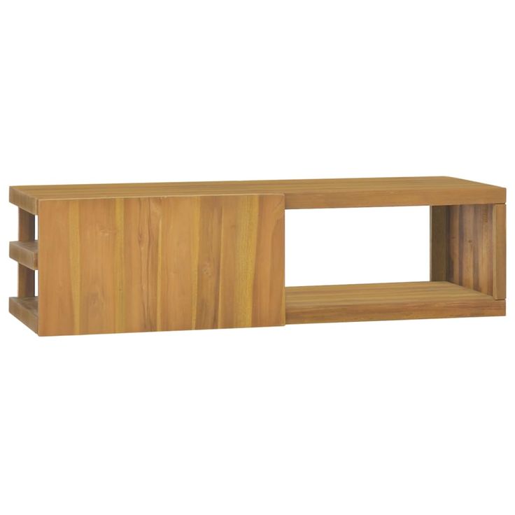 Kylpyhuoneen Seinäkaappi 110x40x30 täysi tiikki (38257)