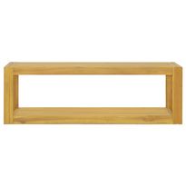 Kylpyhuoneen Seinäkaappi 110x45x35cm täysi tiikki (38236)