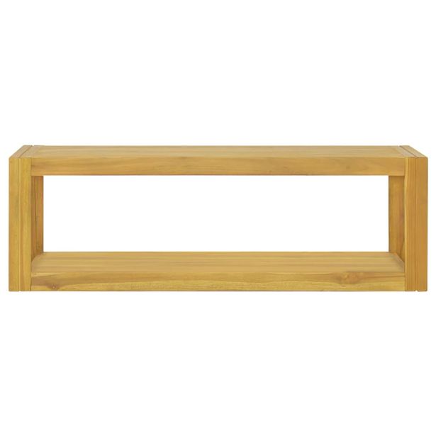 Kylpyhuoneen Seinäkaappi 110x45x35cm täysi tiikki (38236)