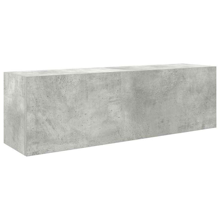 Kylpyhuoneen seinäkaappi betoninharmaa 100x25x30cm tekninen puu (60097)