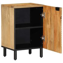 Kylpyhuonekaappi Ruskea 38x33,5x58 cm Massiivipuu Mango (17741)