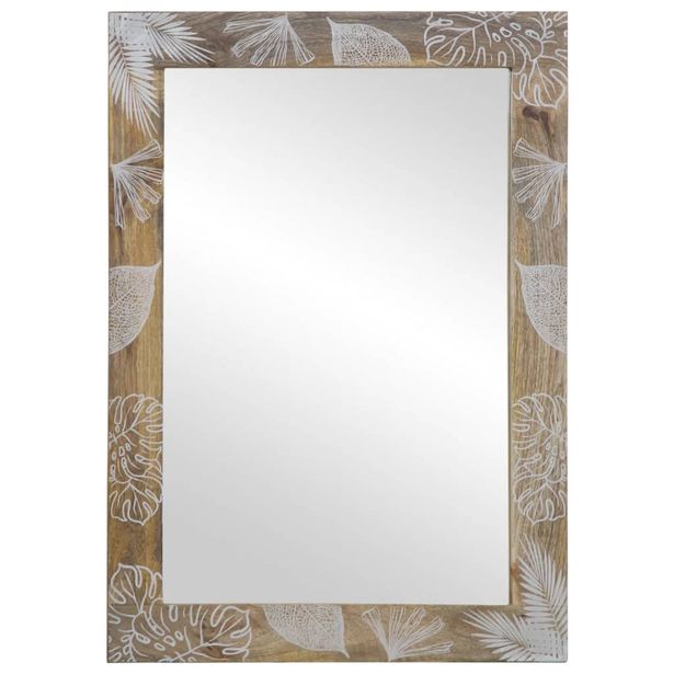 Kylpyhuonepeili 50x3x70 cm Massiivipuu Mango (18695)