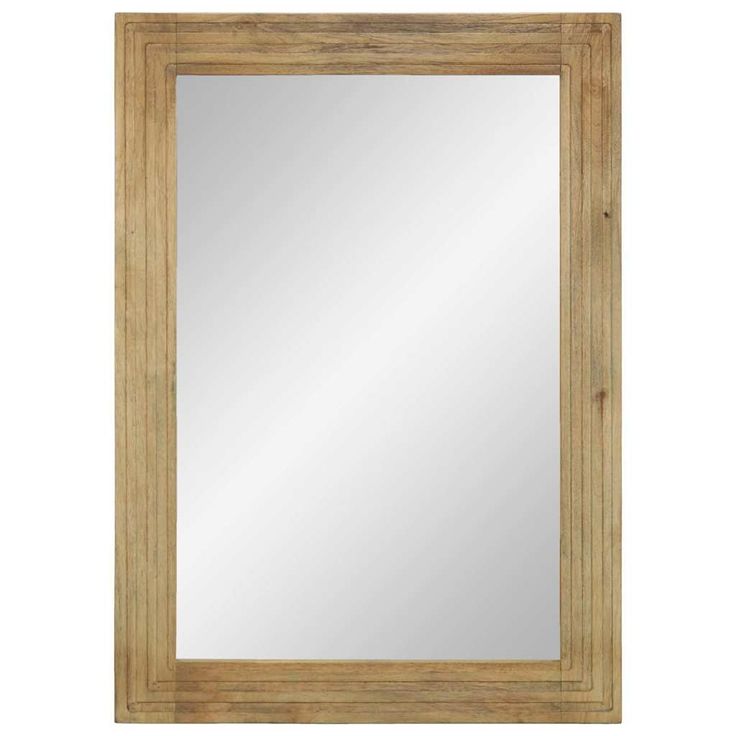 Kylpyhuonepeili Ruskea 50x70x3 cm Massiivipuu Mango (17751)