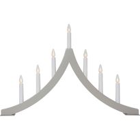 Kynttelikkö Star Trading Pagod, 7-osainen, 40 cm, beige