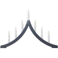Kynttelikkö Star Trading Pagod, 7-osainen, 40 cm, grafiitti