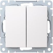 5-kytkin Abb Saga, uppoasennus, 16AX, 250V, IP21, UKJ, 2X, valkoinen, 50kpl